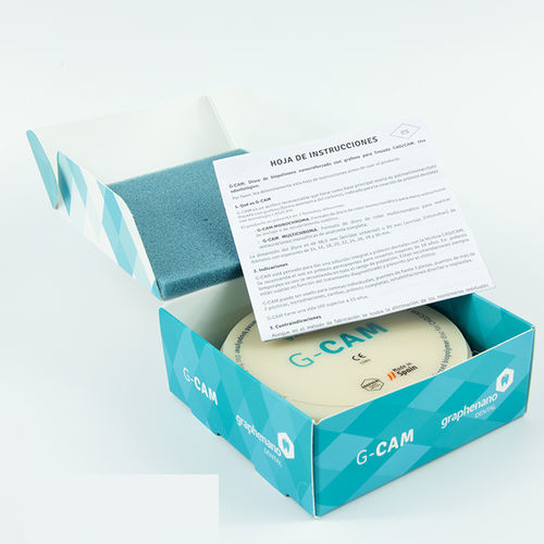 Material dentário em resina acrílica - G-CAM A2 disc - Graphenano Dental s.L. - de CAD/CAM / monocromático