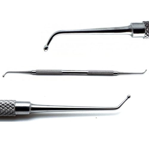Removedor de tártaro ortodôntico - Orvosi instruments - para restauração dentária / duplo / em aço inoxidável