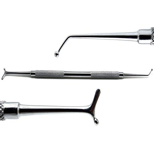 Removedor de tártaro para cirurgia odontológica - Orvosi instruments - para implante / duplo / em aço inoxidável