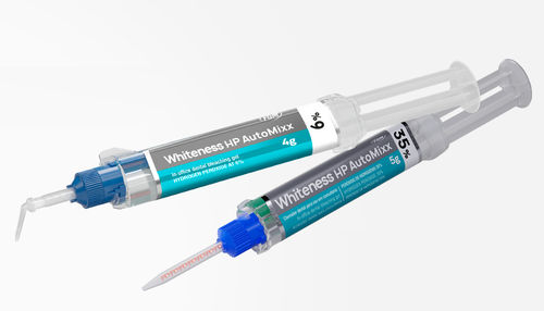Material dentário de peróxido de hidrogênio - Whiteness HP AutoMixx - Dentscare Ltda. - de clareamento dental / de gel