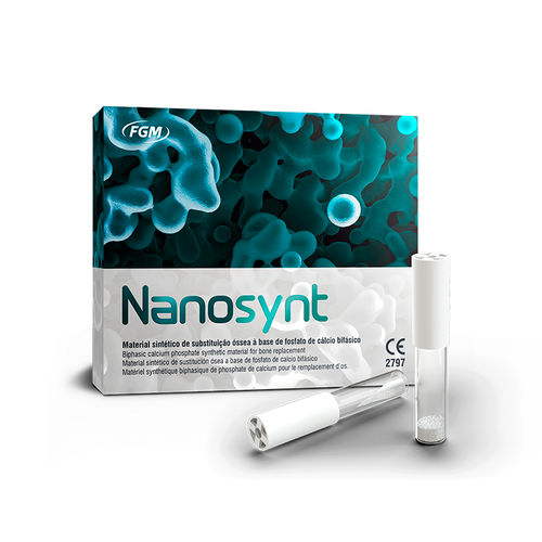Substituto ósseo sintético - Nanosynt - Dentscare Ltda. - para cirurgia odontológica / em grânulos
