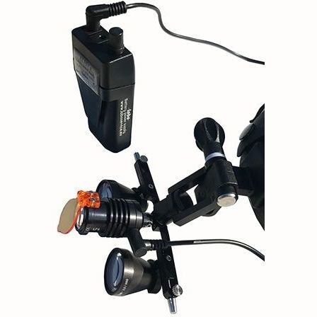 Fotóforo odontológico - KITLF4 - Lobo - de LED / para lupa binocular / com fonte de iluminação portátil