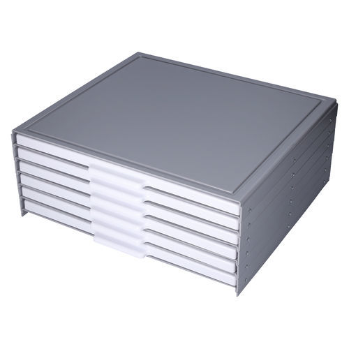 Armário para próteses dentárias - 8960002 - Licefa GmbH & Co. KG - modular / com gavetas / cinza