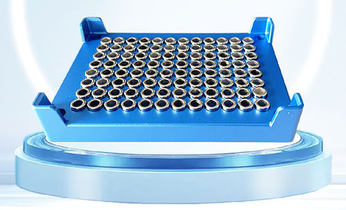 Suporte de laboratório por separação magnética - M96 - caborn link  intelligence company - para tubos de microcentrifugadora