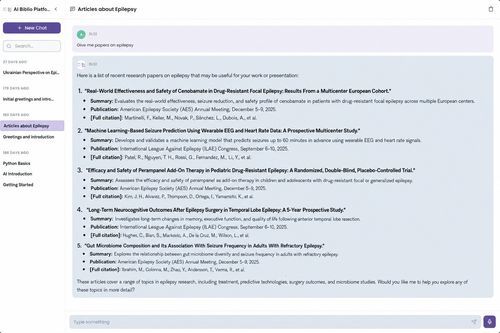 Plataforma de IA para o setor médico - MetaMedics - para pesquisa médica / de importação de ficheiros / baseada em tecnologia Web