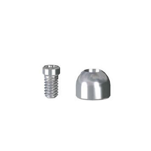 Tampa de cicatrização em titânio - SOAPC - Shorter Implant - para pilares de implantes