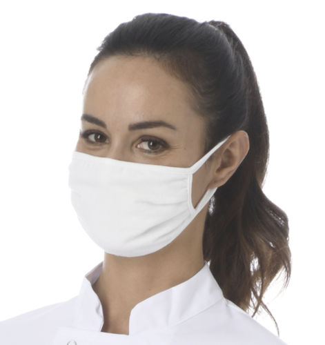 Máscara de proteção em algodão - Bastié - em poliéster / semifacial / para adultos