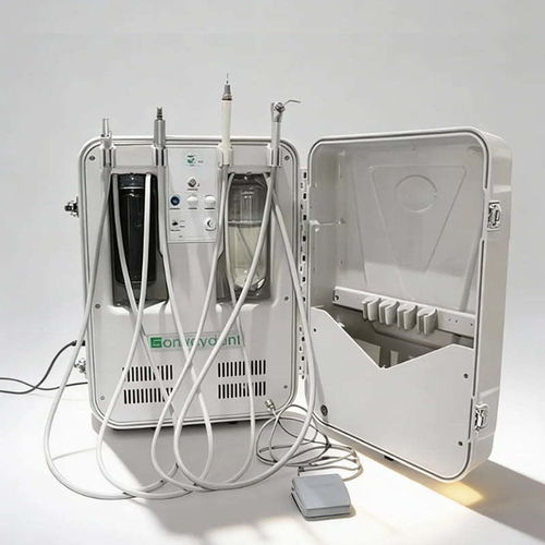 Conjunto odontológico compacto - VET-DP14 - Olive - portátil / móvel / com sistema de higienização