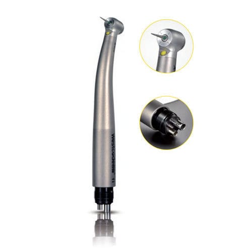 Caneta de alta rotação odontológica - XM-H0247 - Foshan Snyder Medical Equipment Co.,Ltd. - pneumática / em titânio / com spray externo quádruplo