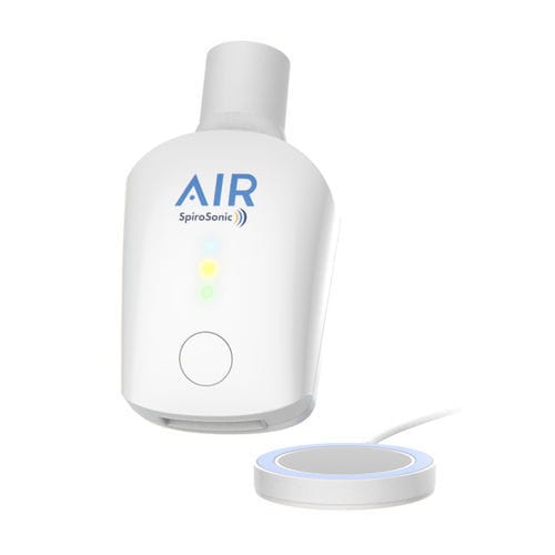 Espirômetro conectado - SpiroSonic AIR - Uscom Europe - portátil / para uso domiciliar / para fisioterapia respiratória