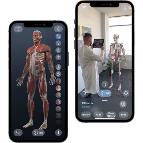Plataforma de realidade virtual imersiva - Human Anatomy VR - Virtual Medicine - médico-hospitalar / para a formação médica