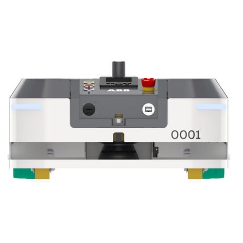 Robô móvel autônomo (AMR) para a indústria farmacêutica - Flexley Tug - ABB Robotics - de puxar / para carrinho