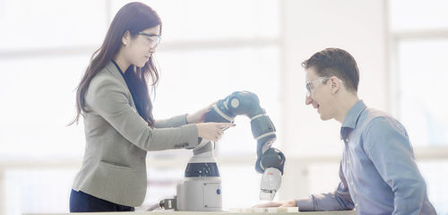 Braço robótico para o setor médico - Single-arm YuMi® - IRB 14050 - ABB Robotics - de 6 eixos / colaborativo