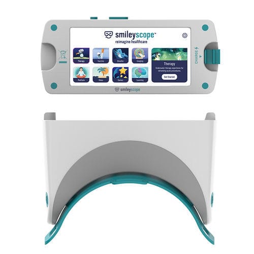 Plataforma de realidade virtual para controle da dor - Smileyscope - imersiva / médico-hospitalar