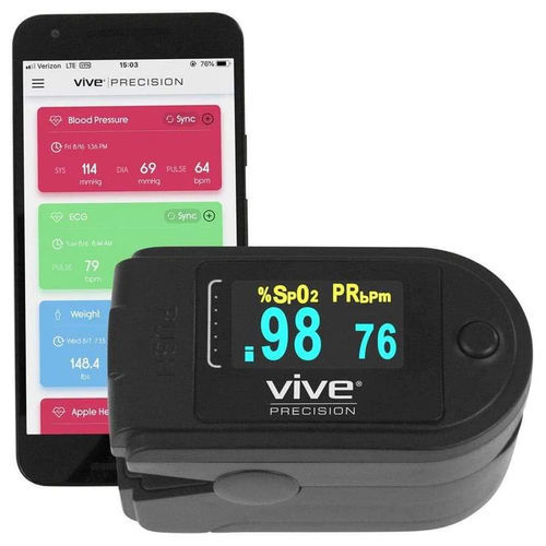 Oxímetro de pulso para dedo - DMD1046 - Vive Health - médico-hospitalar / para DPOC / de OLED