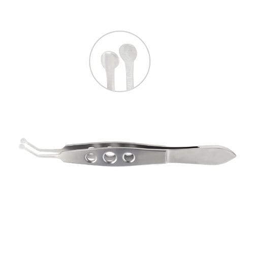 Pinça para oftalmologia - SM-0724 - Stellmacher Instruments - de Tweed / curva / em aço inoxidável