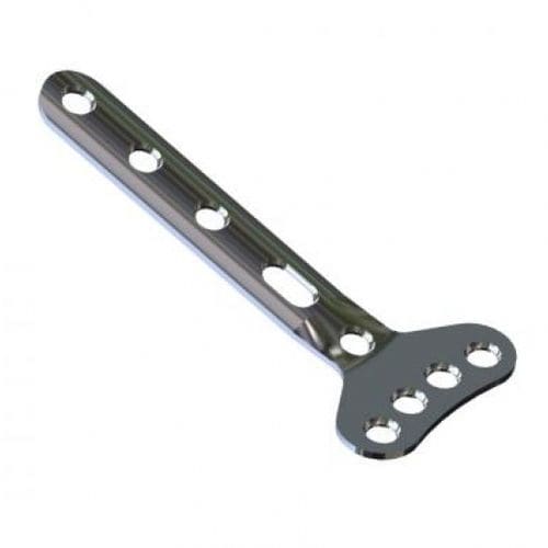 Placa de compressão óssea para rádio - 5207-003-0 series - Ortobio - distal / bloqueada / em aço inoxidável
