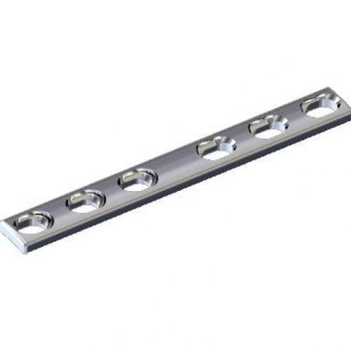 Placa de compressão óssea para grandes fragmentos ósseos - 5210-001-0 series - Ortobio - bloqueada / em aço inoxidável