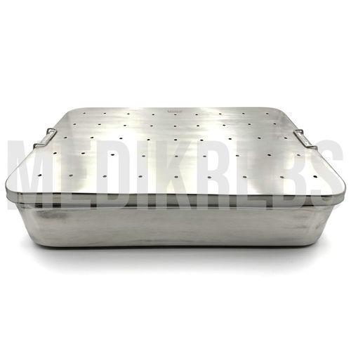 Bandeja de esterilização para instrumentos odontológicos - TT207 - Medikrebs Corp. - em aço inoxidável