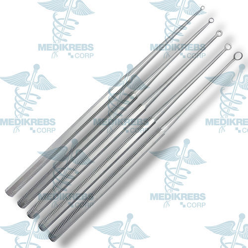 Cureta para cirurgia - NS268 - Medikrebs Corp. - para neurocirurgia / para ossos / autoclavável