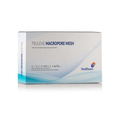 Prótese para hérnia abdominal - Trulene Macropore - Healthium Medtech - ventral / inguinal / incisional