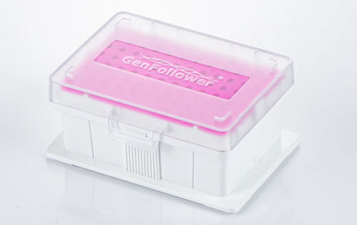 Suporte de laboratório para ponteiras de pipetas - E-WRC-A - Shaoxing GenFollower Biotech CO., LTD. - em policarbonato