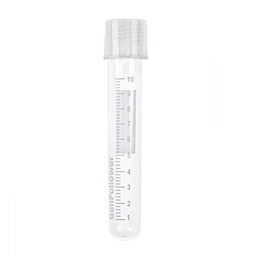 Tubo de ensaio para laboratório - STBS12 - Shaoxing GenFollower Biotech CO., LTD. - em poliestireno / estéril / descartável