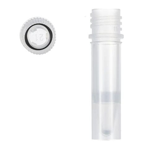 Tubo de ensaio para laboratório - WG60012 - Shaoxing GenFollower Biotech CO., LTD. - em polipropileno / estéril / com tampa de rosca