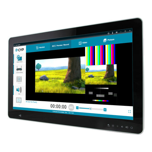 Computador All in One médico com cartões de módulos audiovisuais Expansão - MED-PPS-2138 - Cypress Technology - Intel® Celeron® / Intel® Core i5 / Intel® Core i7