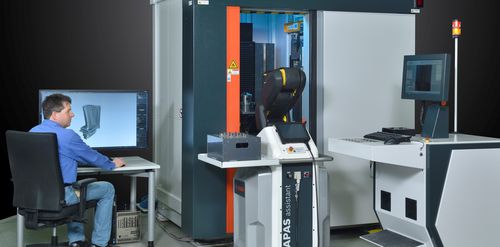 Sistema de inspeção de raios X - Phoenix V|tome|x C450 - Waygate Technologies - automático / para o setor médico / compacto