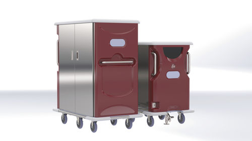 Carrinho hospitalar - Hot Service  - ERECTA International Corporation - de louça / de transporte / para refeições