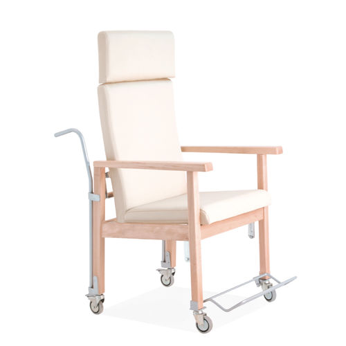 Cadeira de transferência de paciente para ambiente interno - MAD0017MB - SENIORCARE - ergonômica / com altura regulável / com encosto regulável