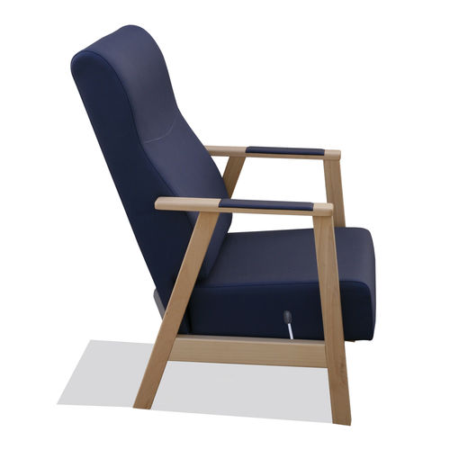 Cadeira para sala de espera - UNN0013MB - SENIORCARE - para adulto / com braços / com encosto alto