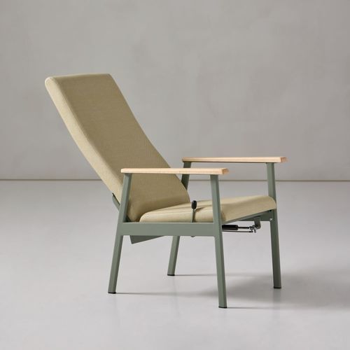 Cadeira para sala de espera - ROD0017 - SENIORCARE - para adulto / com braços / com rodízios