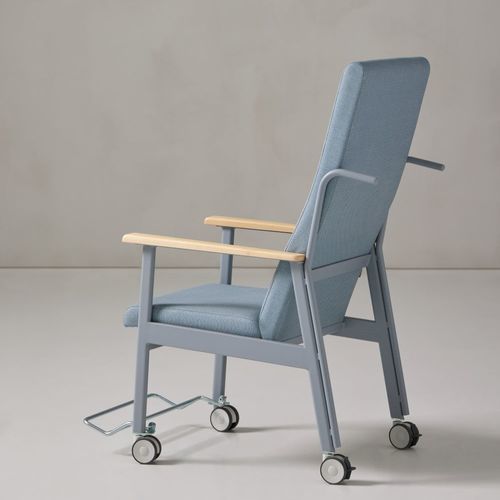 Poltrona de descanso reclinável - ROD0027 - SENIORCARE - ergonômica / hidráulica / para idosos