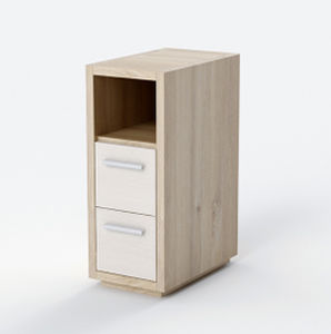 Armário com porta - NOR1003ME - SENIORCARE - 2 gavetas / 1 módulo