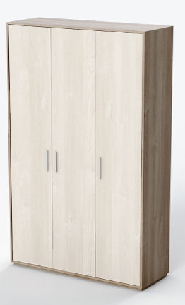 Armário com porta de abrir - NOR3044ME - SENIORCARE - com 3 portas