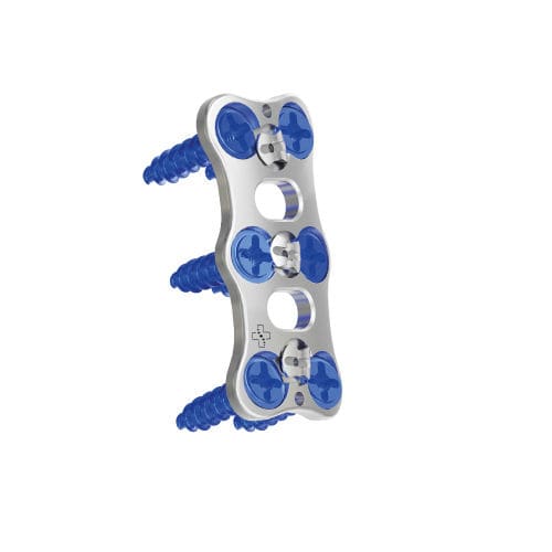 Placa para artrodese cervical - 331.01 series - S33 Spine - bloqueada / em titânio / 2 níveis