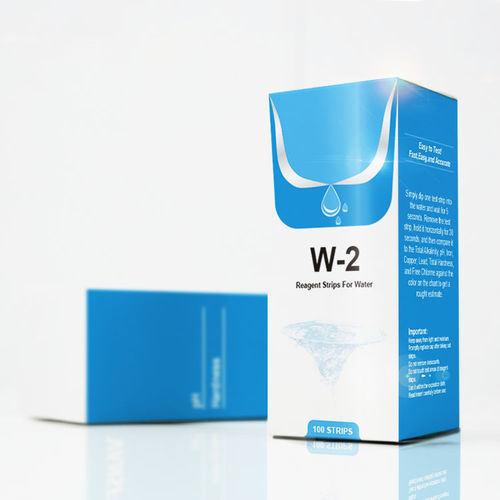 Tira de teste para análise de água - W-2 - Changchun Wancheng Bio-Electron Co., Ltd. - de pH / de alcalinidade / de cloro livre