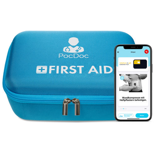 Kit de emergência médica - PocDoc® Premium - Innotas AG - de primeiros socorros