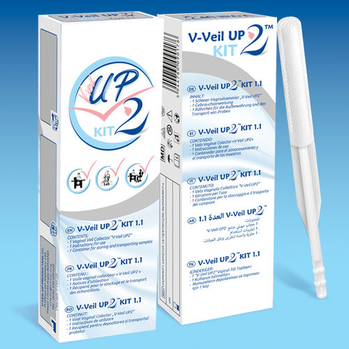 Kit de coleta de secreções vaginais - V-VEIL UP2&trade;  1.1 - V-Veil-Up Production - biológico / para DNA / clínico