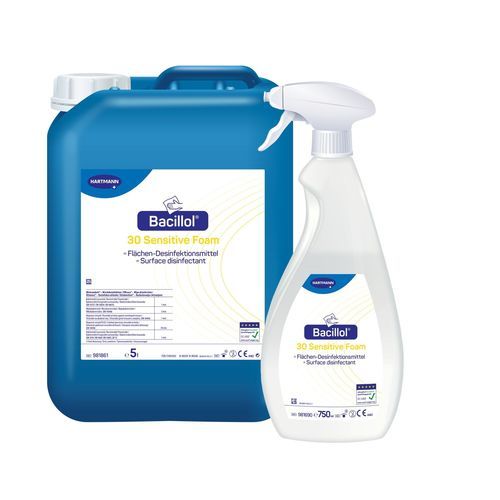 Desinfetante para dispositivos médicos - Bacillol® 30 - BODE Chemie - para pisos e outras superfícies / em espuma / 5.000 ml