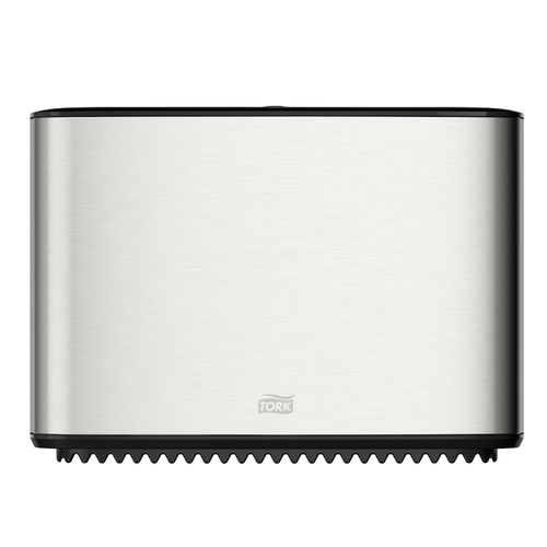 Dispensador de papel toalha - Mini Jumbo - Tork - de parede / em aço inoxidável