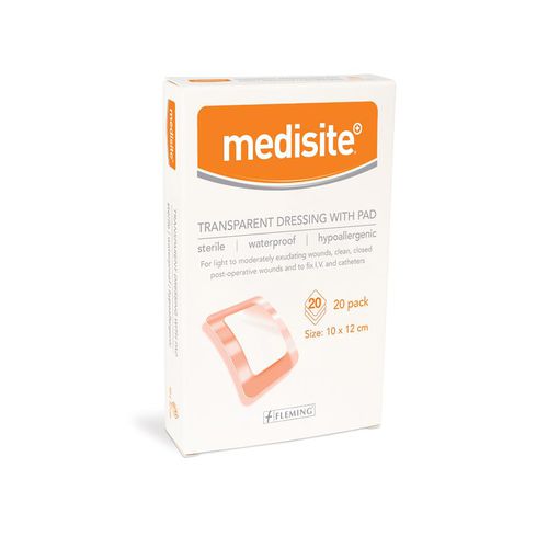 Curativo em poliuretano - MEDISITE - Fleming Medical - estéril / hipoalergênico / impermeável
