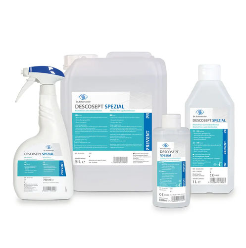Desinfetante para dispositivos médicos - DESCOSEPT SPEZIAL - THX MEDICAL - para pisos e outras superfícies / líquido / 750 ml
