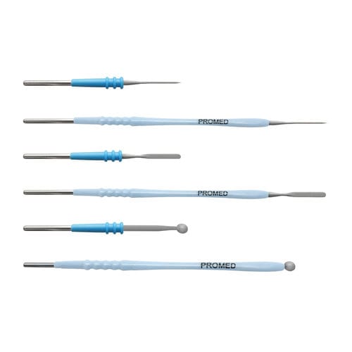 Eletrodo eletrocirúrgico - Promed - para cirurgia minimamente invasiva / para cirurgia de ORL / de ORL