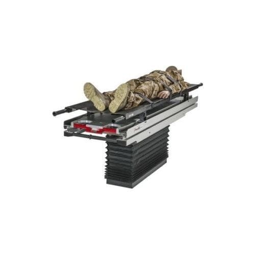 Mesa de exame para fisioterapia - ProMIL 360 - Frestems - hidráulica / com altura regulável / preta