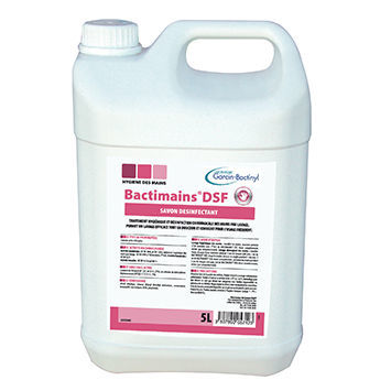 Sabonete líquido desinfetante bactericida - BACTIMAINS® DSF - LABORATOIRE GARCIN-BACTINYL - virucida / EN 1276 / EN 14476