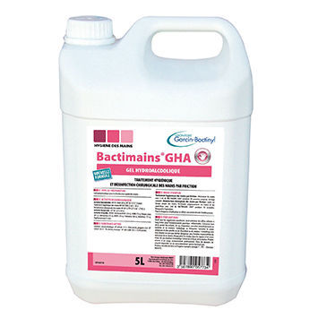 Álcool em gel 500 ml - BACTIMAINS® GHA - LABORATOIRE GARCIN-BACTINYL - 1 000 ml / 5 000 ml / 100 ml