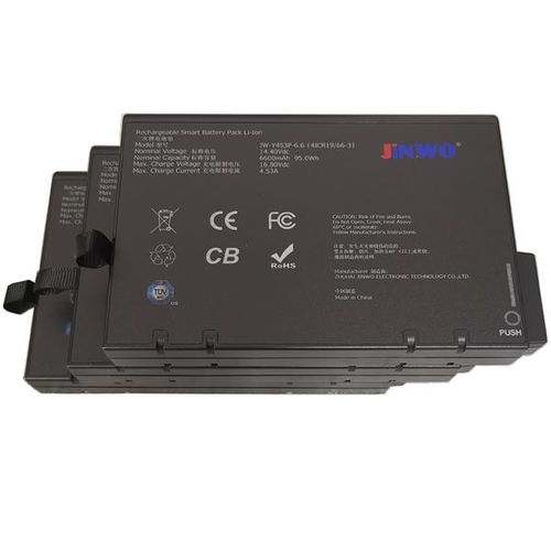 Bateria para ventilador médico - 1082662 4icr19/65-3  - JINWO TECHNOLOGY - de lítio / compacta / inteligente